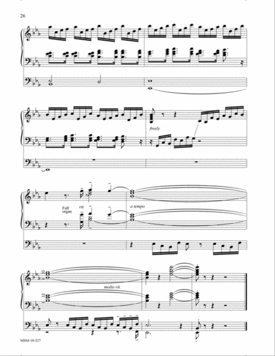 The Church's One Foundation (Suite on Aurelia) Organ scores gallery preview page 13