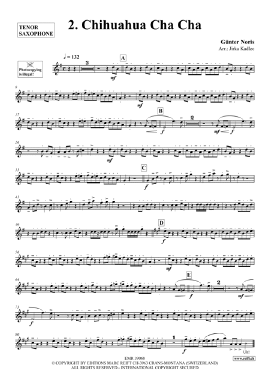 12 Greatest Dance Party Hits Tenor Saxophone scores gallery preview page 3