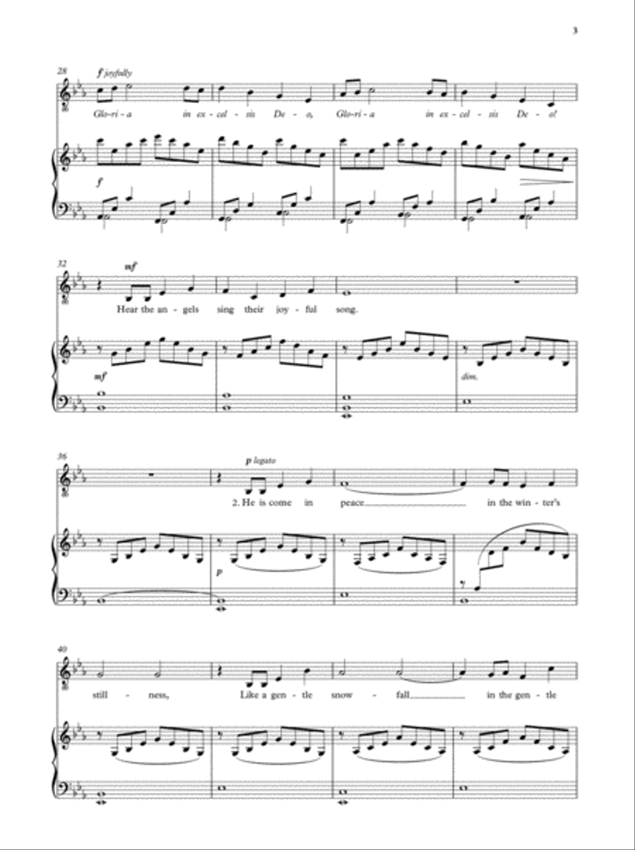 Angels' Carol Low Voice scores gallery preview page 3