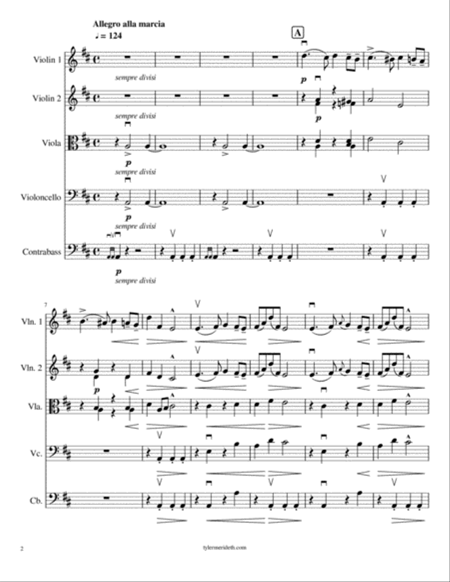 Introduction from African Suite for String Orchestra String Orchestra scores gallery preview page 2