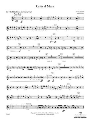 Critical Mass: (wp) 1st B-flat Trombone T.C.