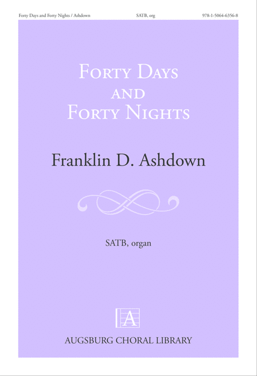 Forty Days and Forty Nights 4-Part scores gallery preview page 1