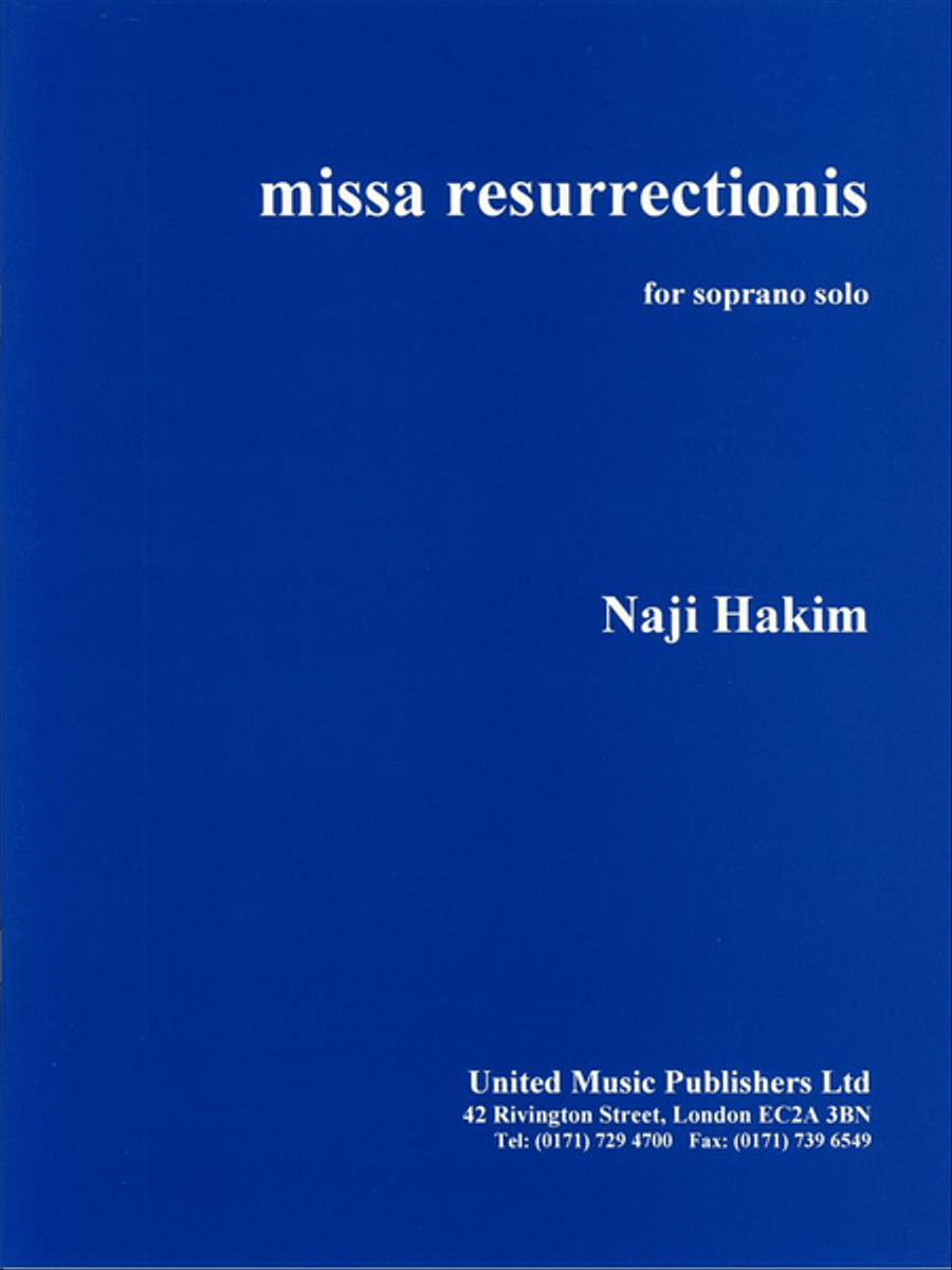 Missa Resurrectionis Soprano Voice scores gallery preview page 1