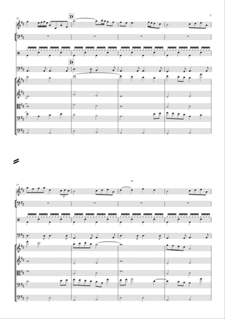 Stagioni Di Venezia Full Orchestra scores gallery preview page 5