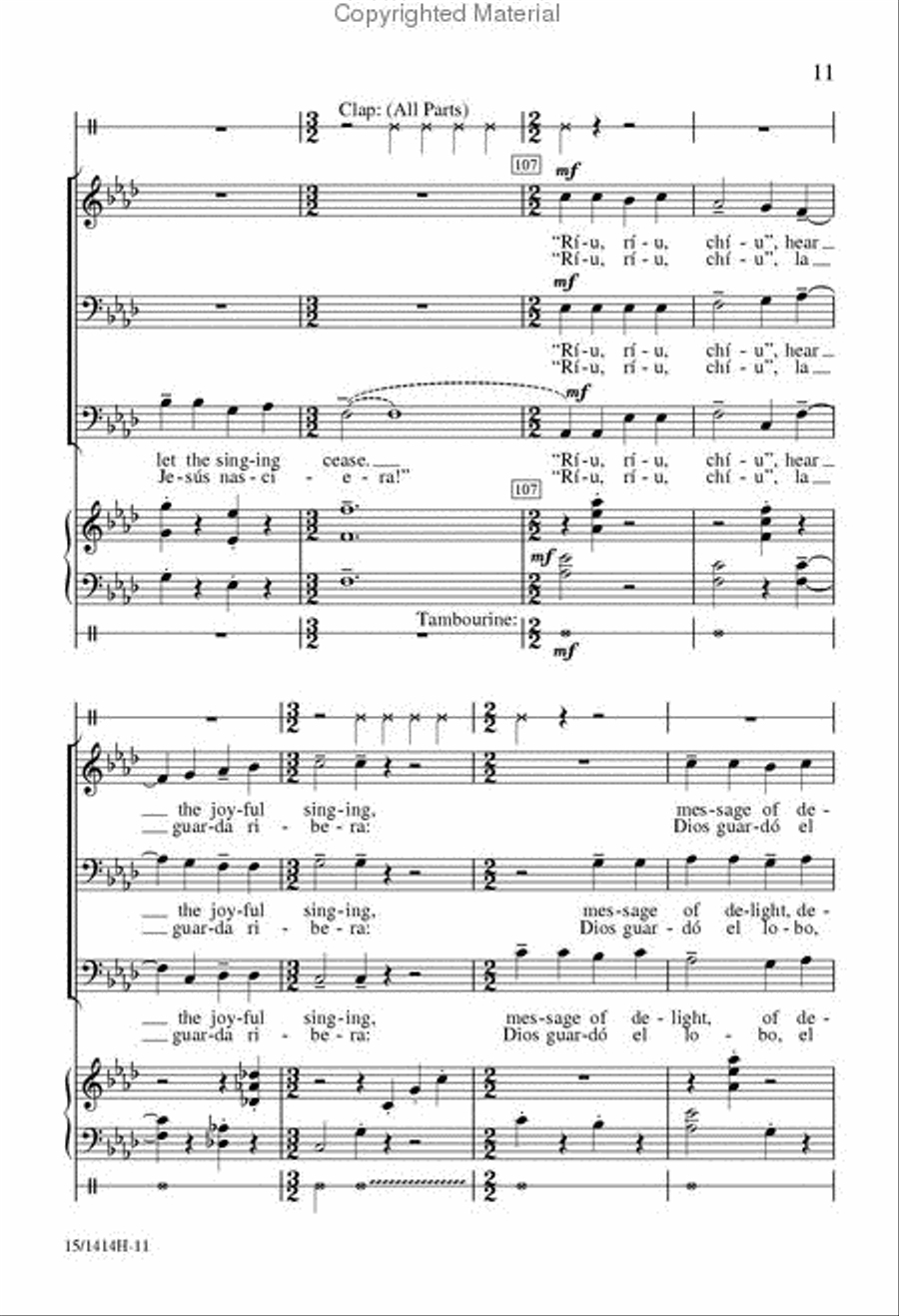 Ríu, Ríu, Chíu TTB scores gallery preview page 11