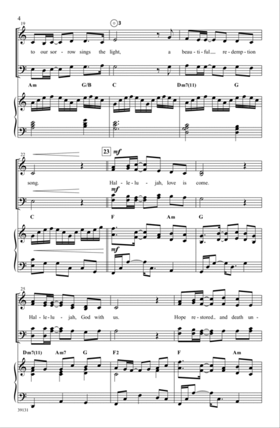Redemption Song Choir scores gallery preview page 4