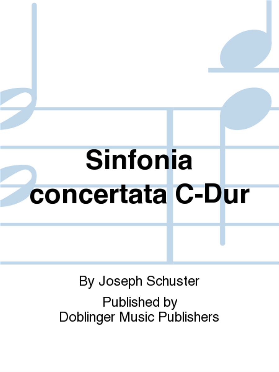 Sinfonia concertata C-Dur Orchestra scores gallery preview page 1