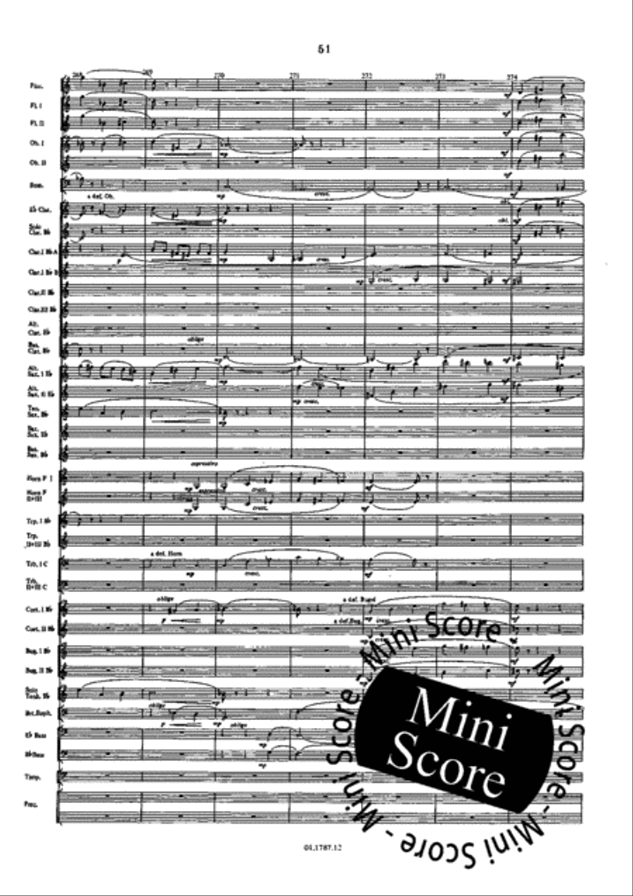 Symphonie de l'Eau Concert Band scores gallery preview page 55