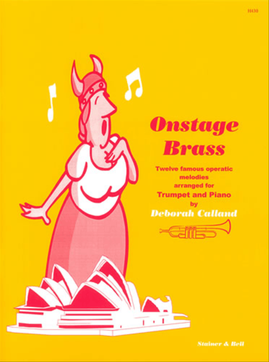 Onstage Brass. Twelve famous operatic melodies arranged for Trumpet and Piano Trumpet scores gallery preview page 1