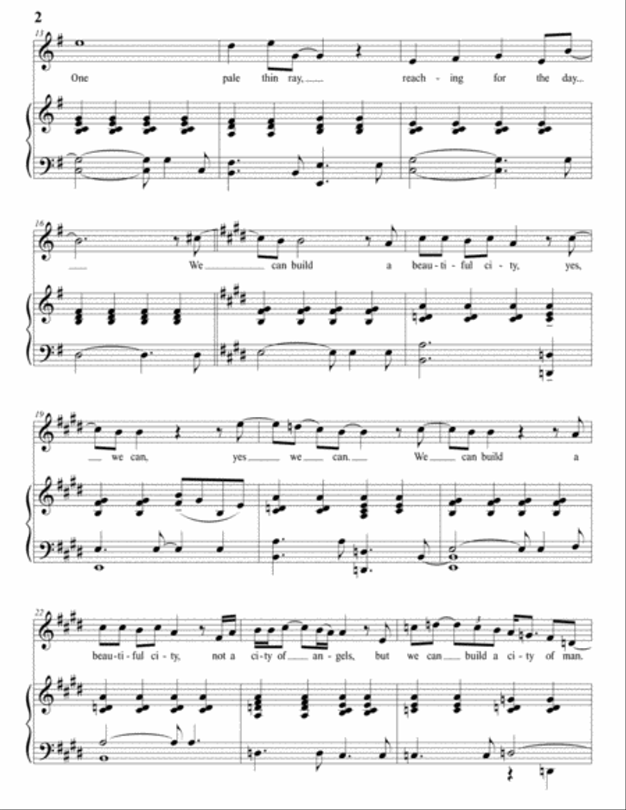 Beautiful City Beautiful City Voice scores gallery preview page 3