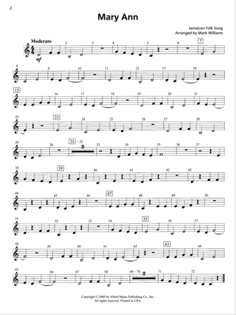 Accent on Performance Light Concert Collection Concert Band scores gallery preview page 3