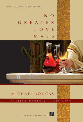 Book cover for No Greater Love Mass - Full Score