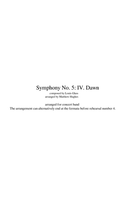 Dawn from Symphony No. 5