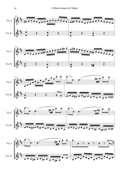 2 Piano Sonata in D Major K.448