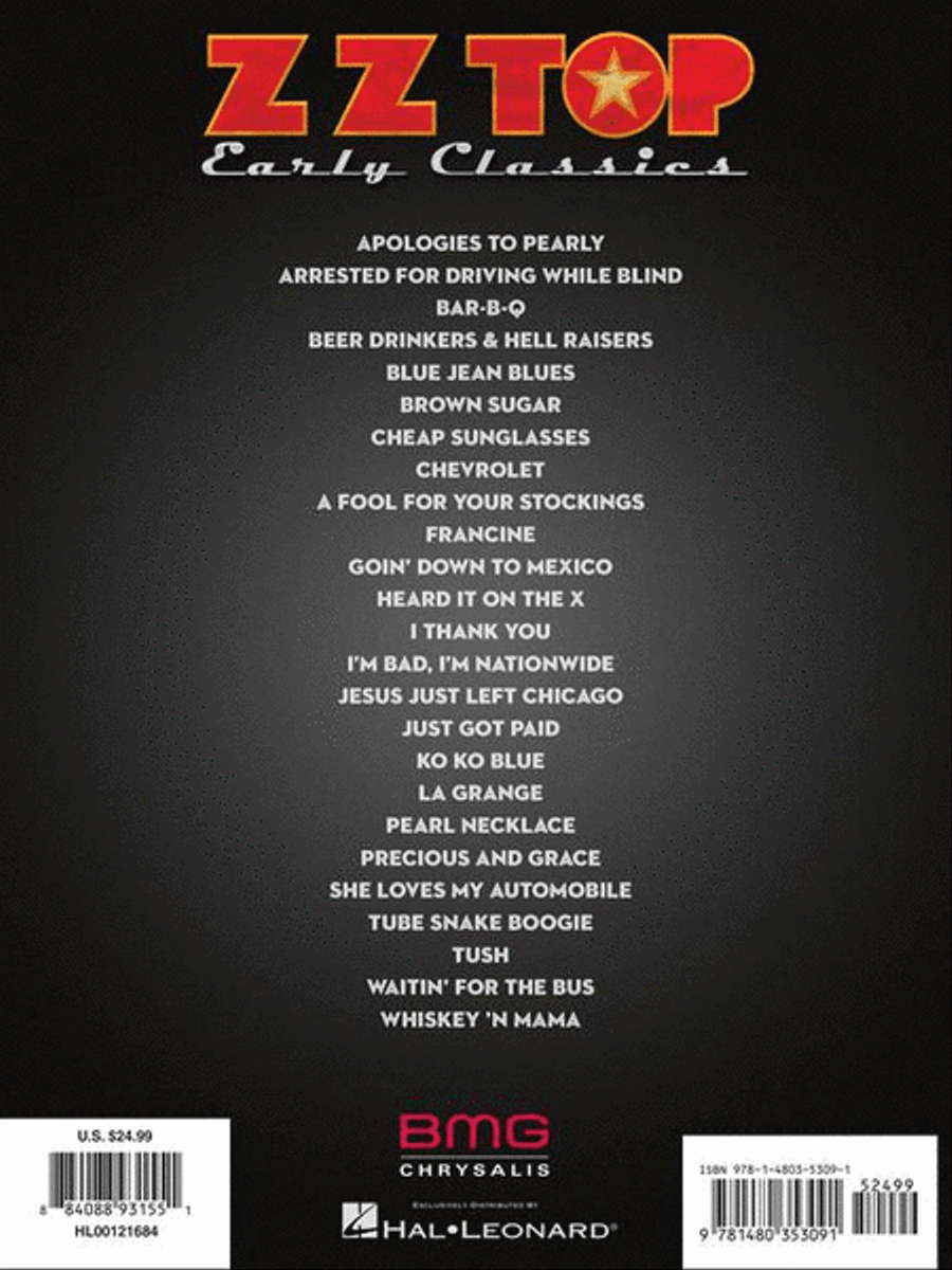 ZZ Top – Early Classics Electric Guitar scores gallery preview page 7