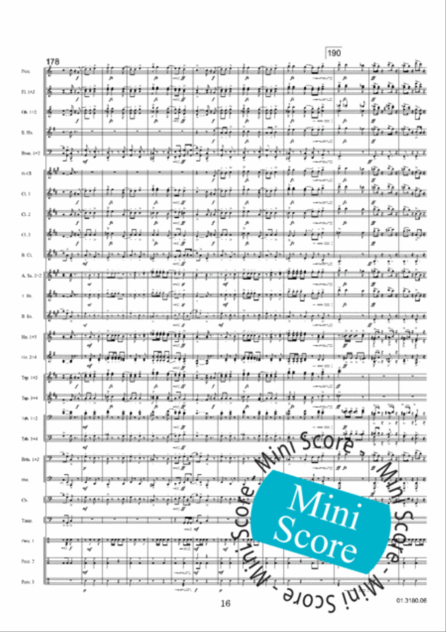 Toward a New Life Concert Band scores gallery preview page 20