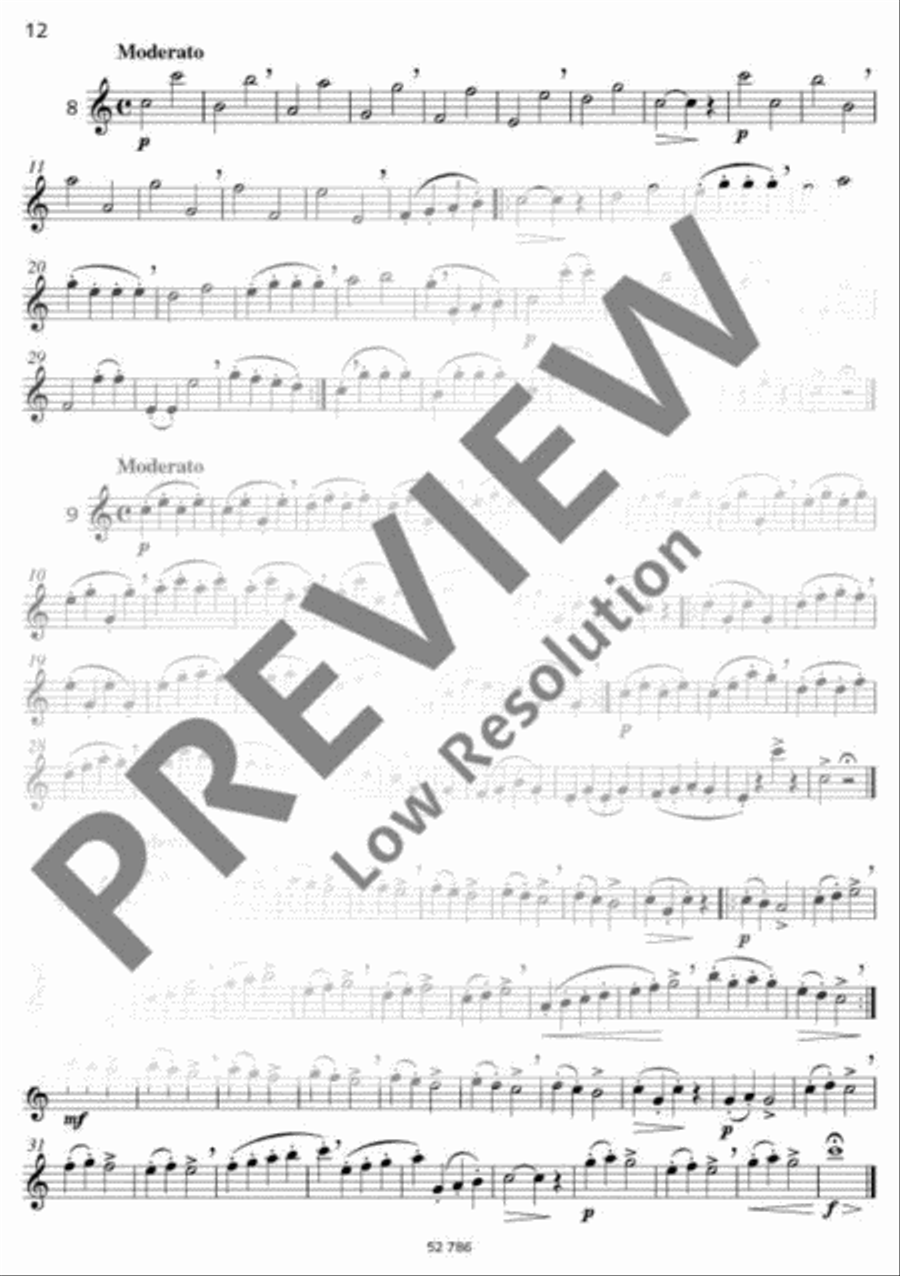 First Exercises Flute scores gallery preview page 13