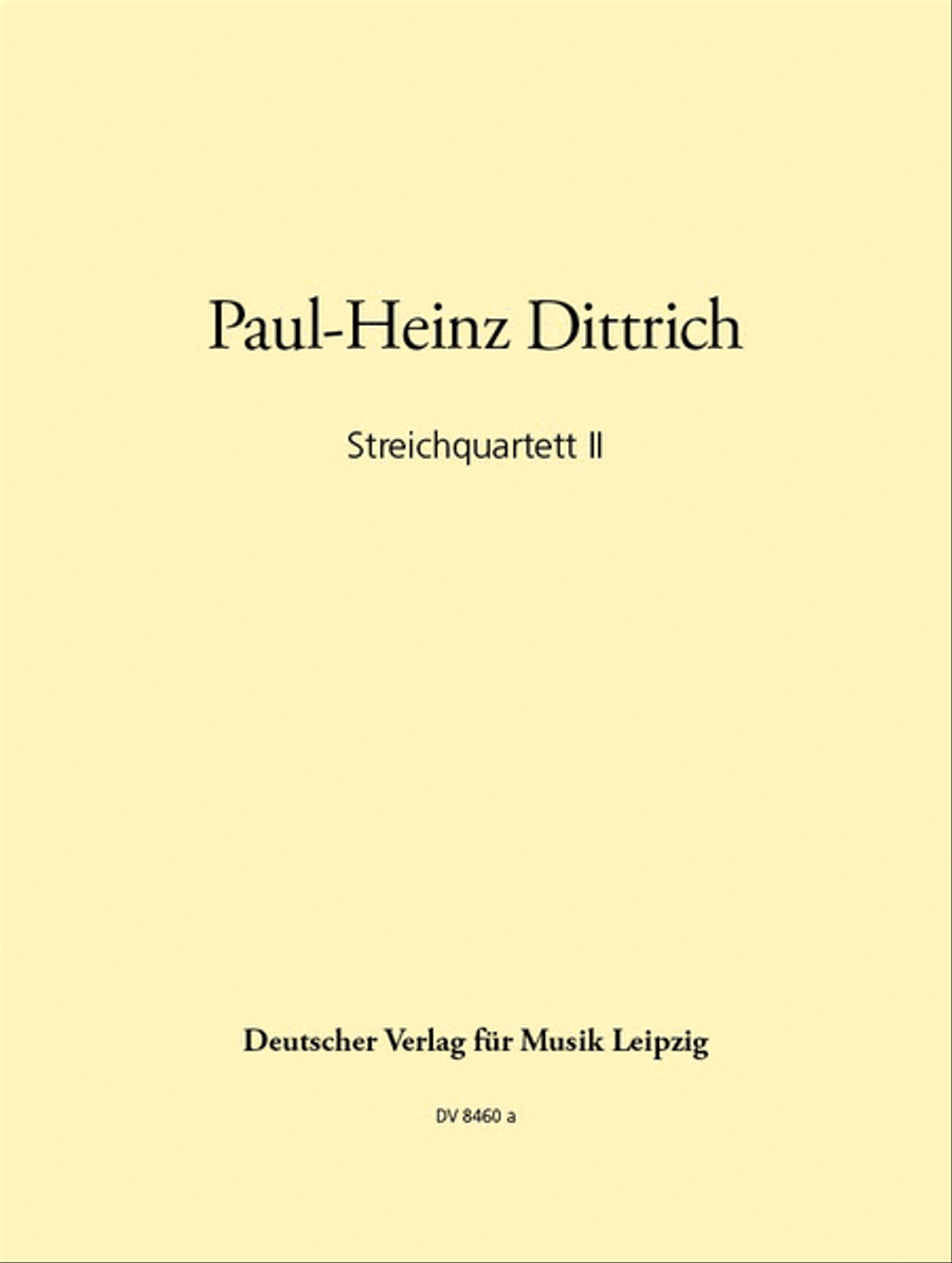 String Quartet II String Quartet scores gallery preview page 1