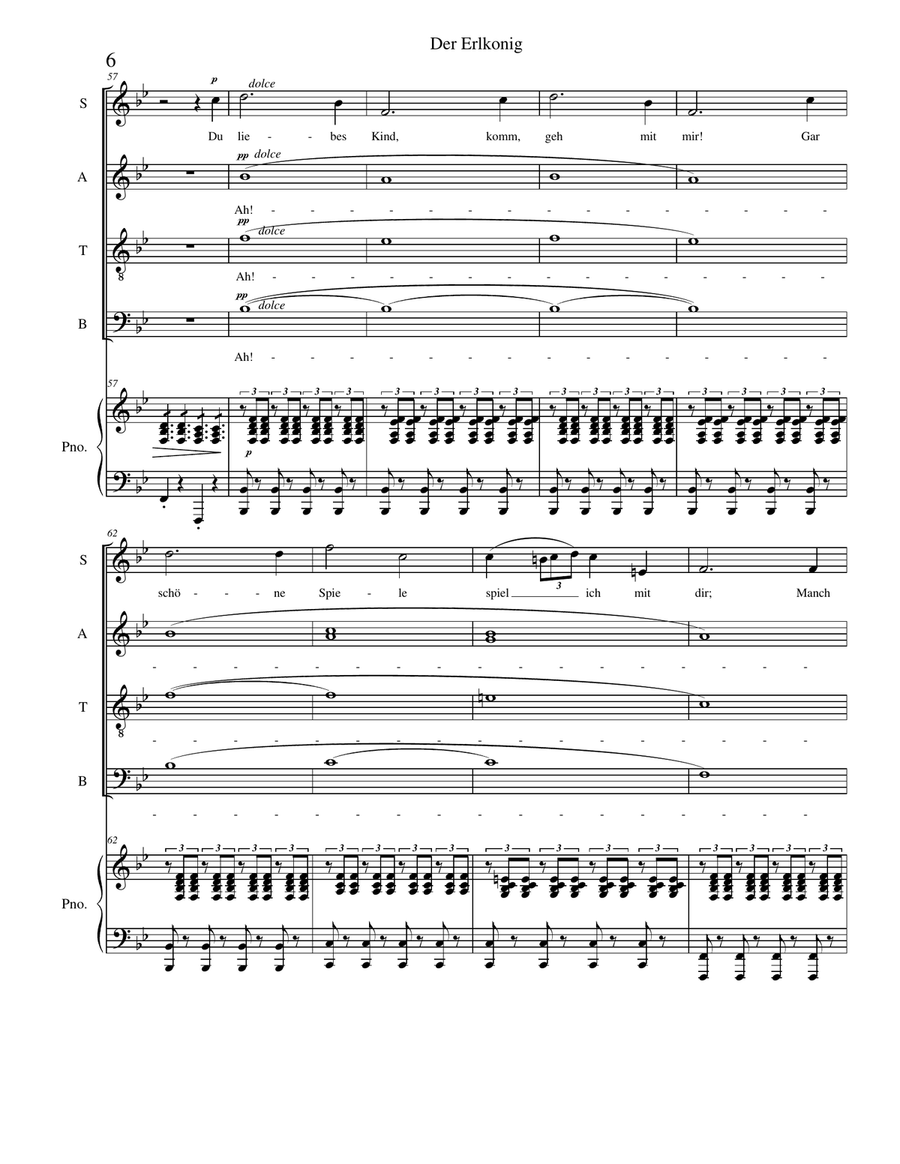 Der Erlkonig 4-Part scores gallery preview page 6