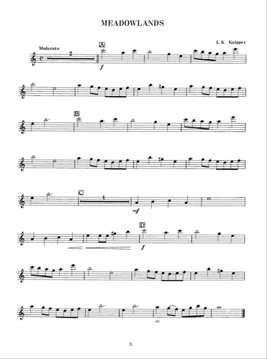 Solos for Festival and Fun - Flute Flute Solo scores gallery preview page 9