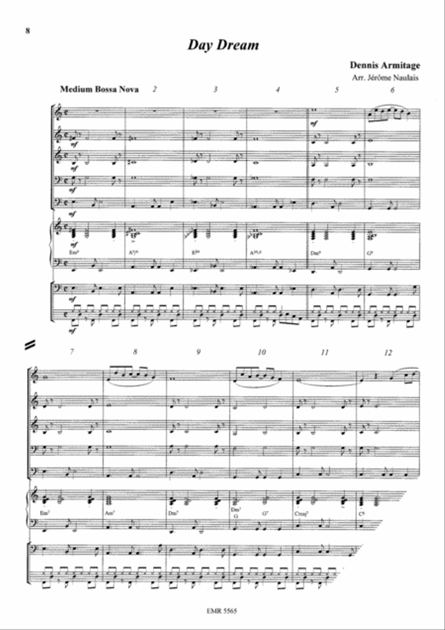 Bossa Nova Bossa Nova Concert Band scores gallery preview page 4