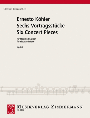 Book cover for Six Concert Pieces