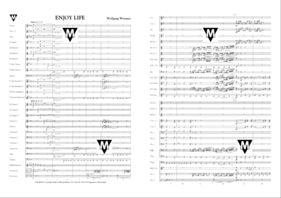 Enjoy Life Enjoy Life Concert Band scores gallery preview page 2