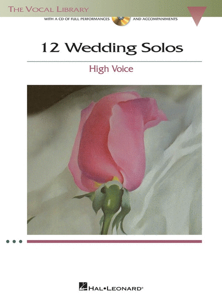 12 Wedding Solos High Voice Book/CD