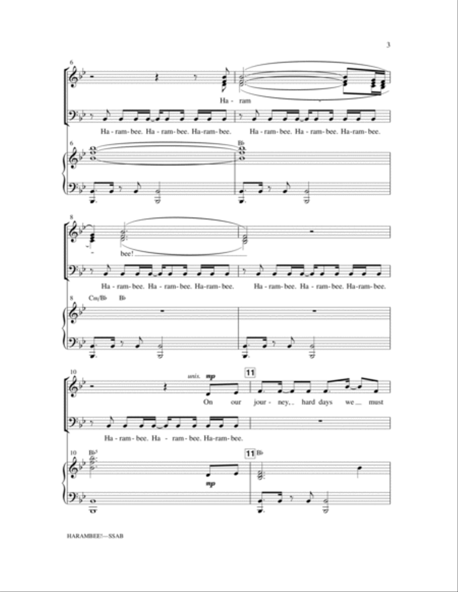 Harambee! Choir scores gallery preview page 2