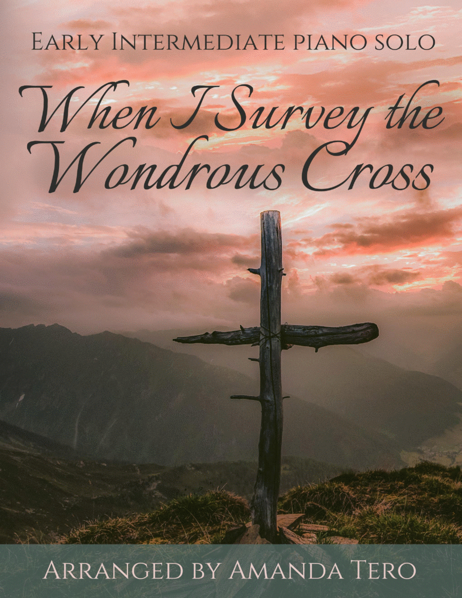 When I Survey the Wondrous Cross Piano Solo scores gallery preview page 1