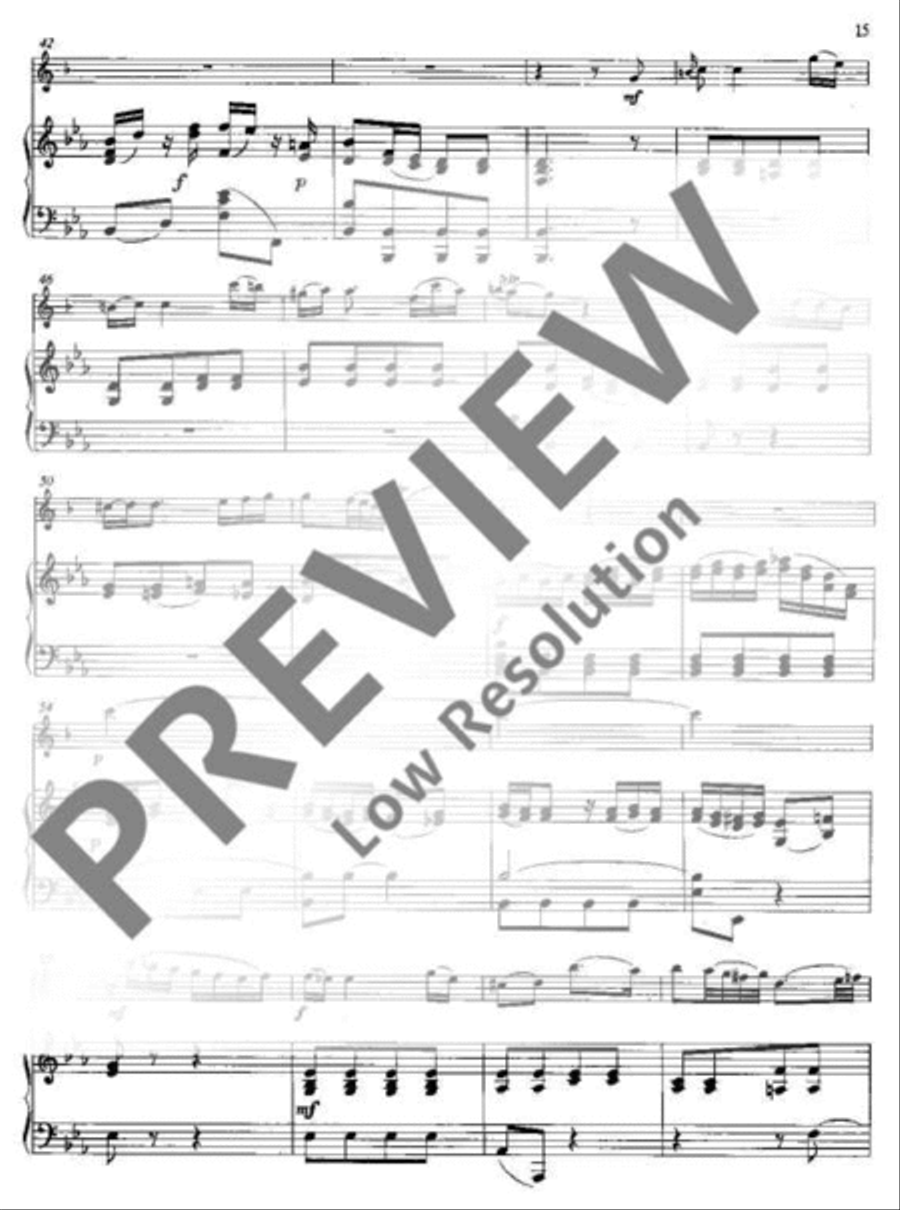 Concerto Bb major Clarinet scores gallery preview page 16