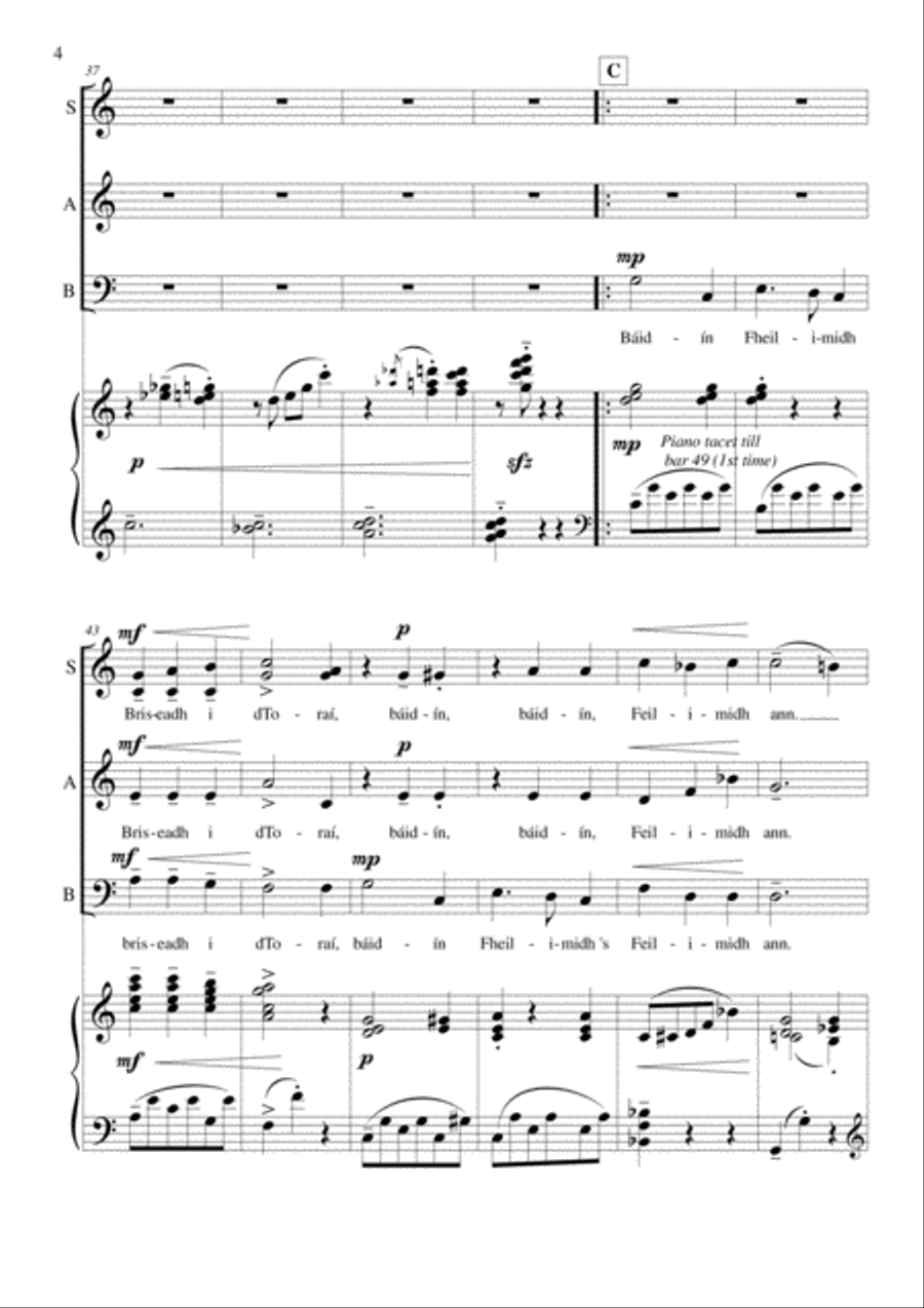 Báidín Fheilimidh 3-Part scores gallery preview page 4