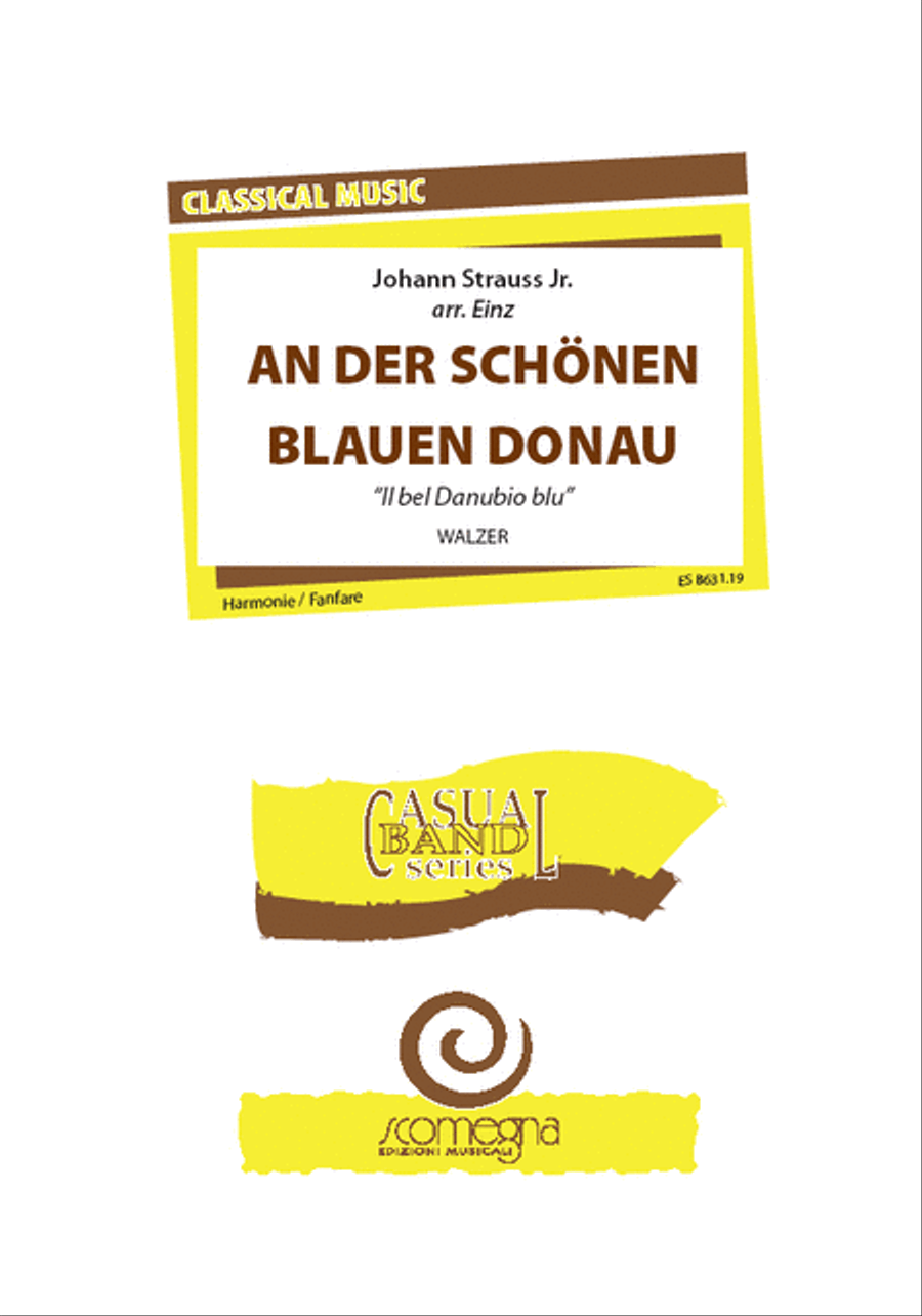 The Blue Danube The Blue Danube Concert Band scores gallery preview page 1
