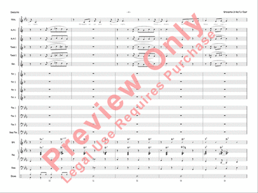 Straighten Up and Fly Right Jazz Ensemble scores gallery preview page 7
