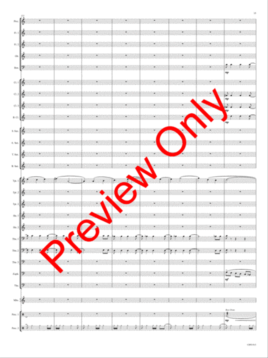Flying Concert Band scores gallery preview page 18
