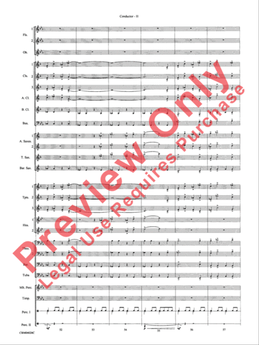 Go West! Concert Band scores gallery preview page 14
