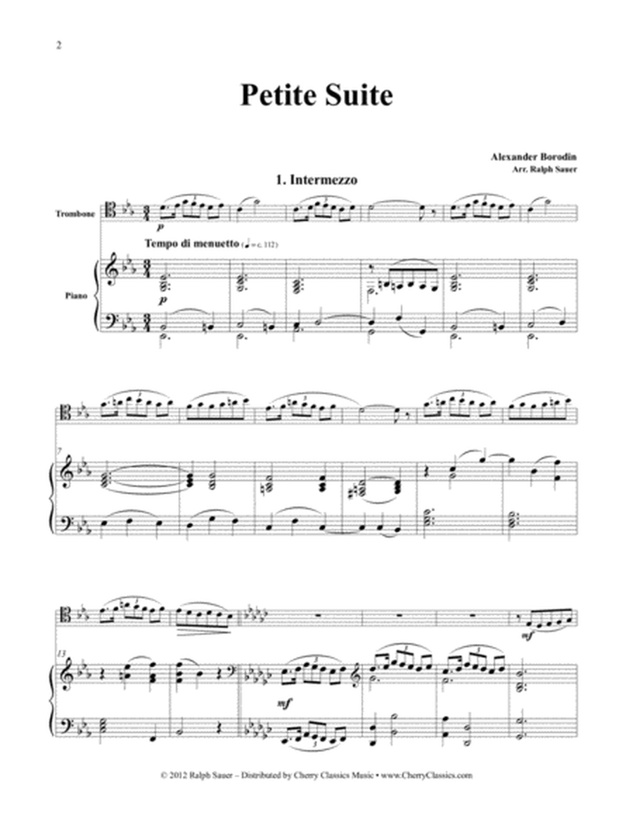 Petite Suite for Trombone and Piano