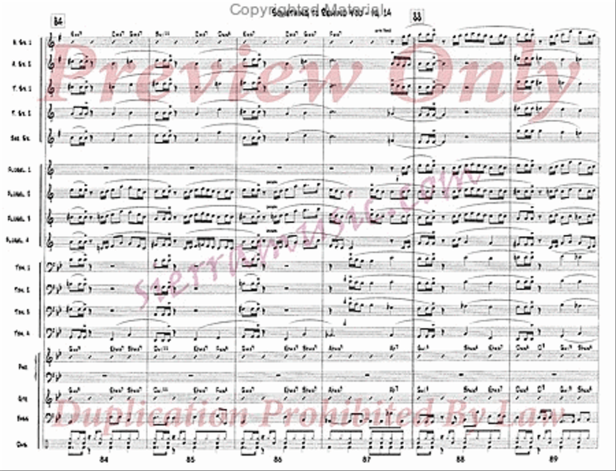 Something To Remind You Something To Remind You Big Band scores gallery preview page 15