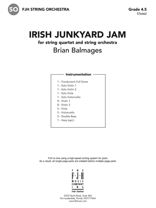 Book cover for Irish Junkyard Jam: Score