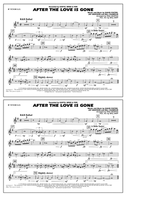 After the Love Has Gone (arr. Paul Murtha) - Bb Tenor Sax