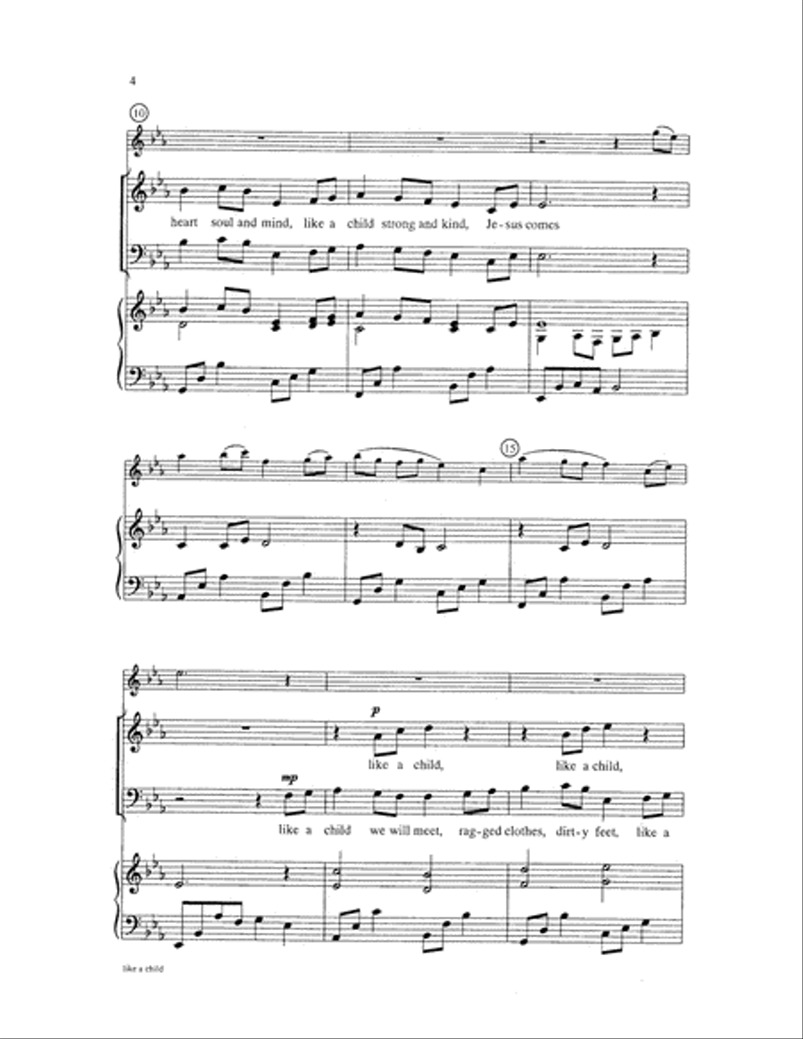 Like a Child Like a Child Choir scores gallery preview page 4