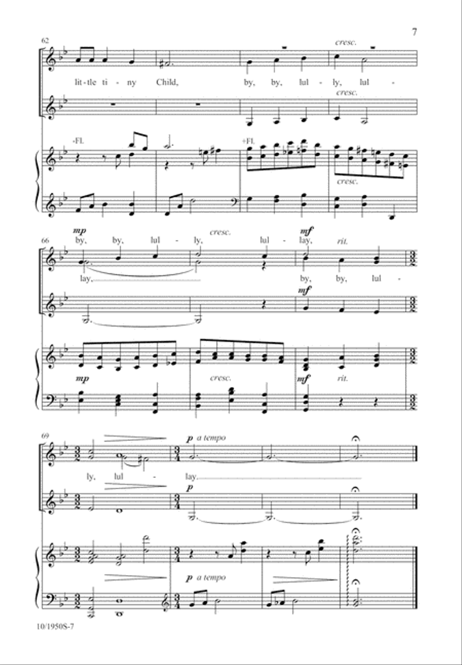 The Coventry Carol SSA scores gallery preview page 7