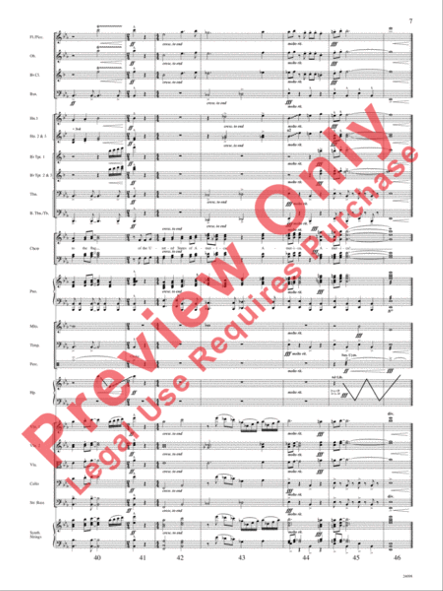 To the Flag To the Flag Choir scores gallery preview page 8