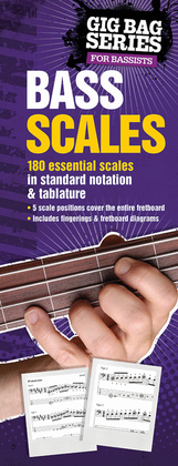 Book cover for The Gig Bag Book of Bass Scales