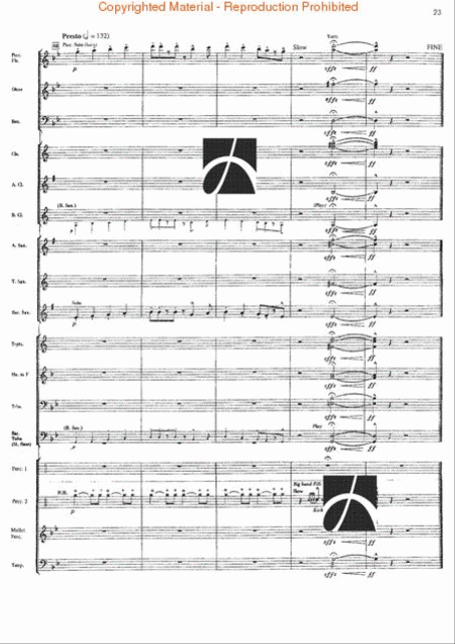 Jericho Concert Band scores gallery preview page 20