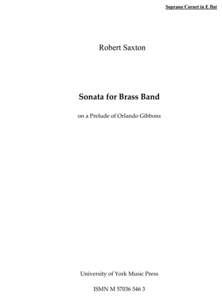 Sonata For Brass Band On Prelude By O. Gibbons