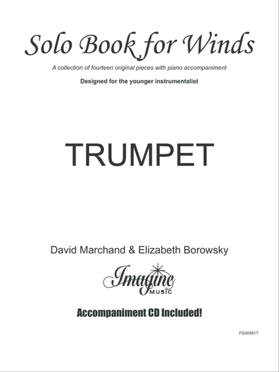 Solo Book for Winds - Trumpet Trumpet Solo scores gallery preview page 1