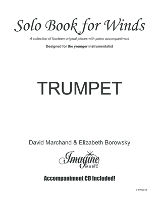 Book cover for Solo Book for Winds - Trumpet
