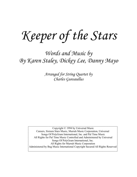 The Keeper Of The Stars image number null