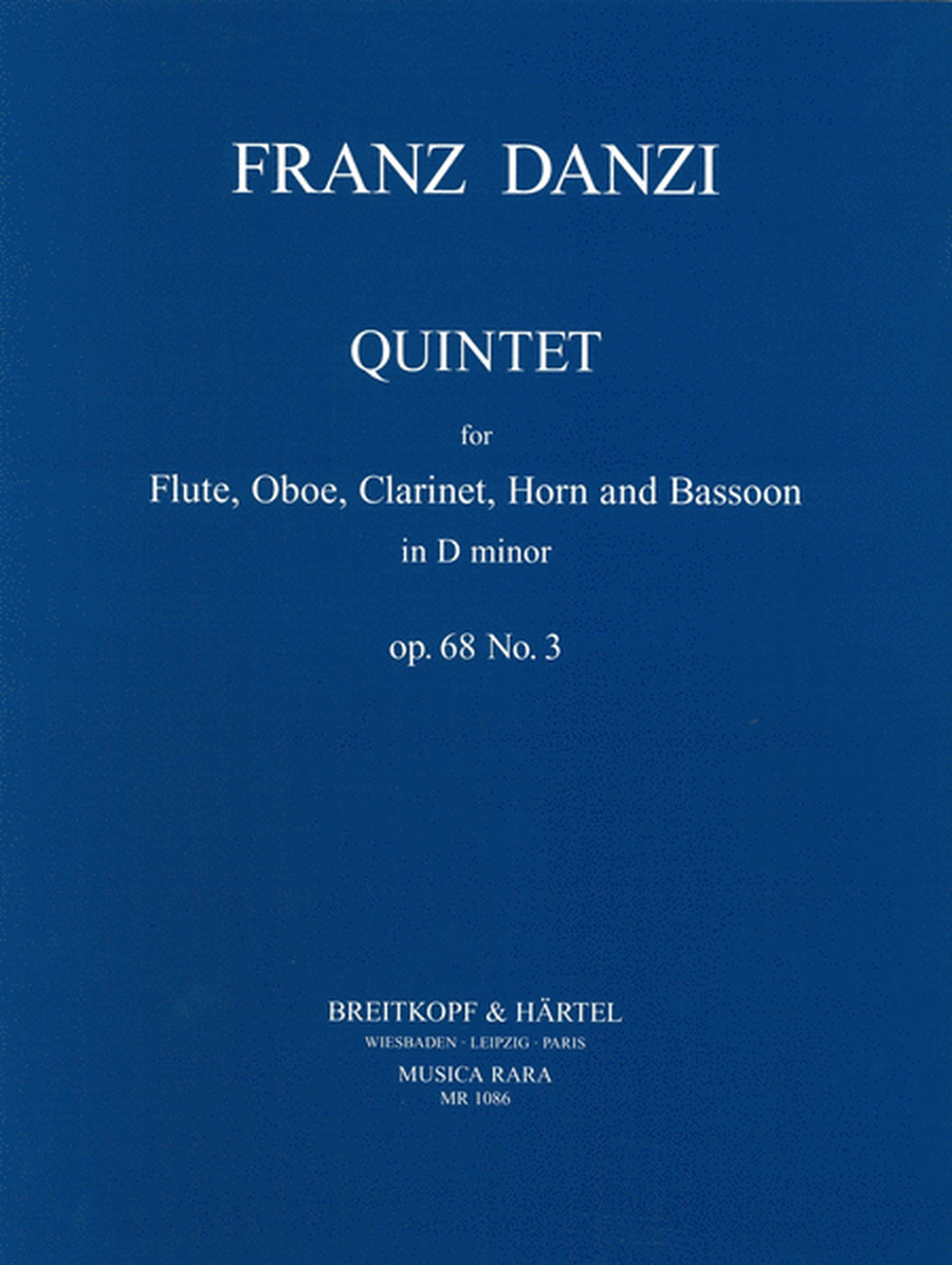 Quintet in D minor Op. 68/3